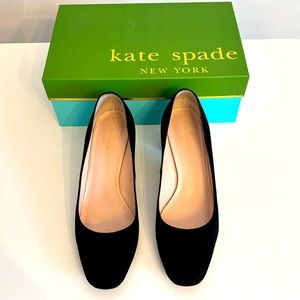 KATE SPADE ♠️ SUEDE  BLACK ‘DOLORES’ SHOES